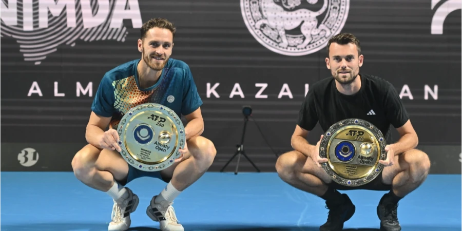 Французский дуэт стал чемпионом Almaty Open в парном разряде