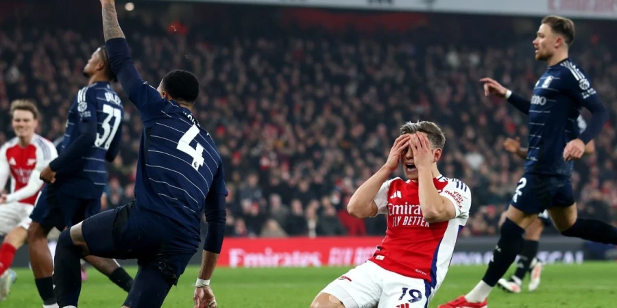 Прямая трансляция матча Арсенал — Астон Вилла в АПЛ