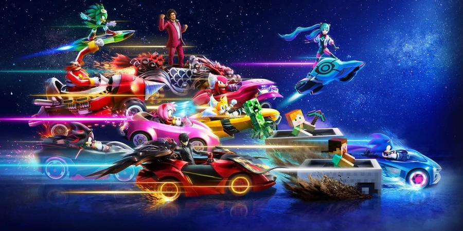 Sega приглашает игроков на открытое тестирование Sonic Racing: CrossWorlds