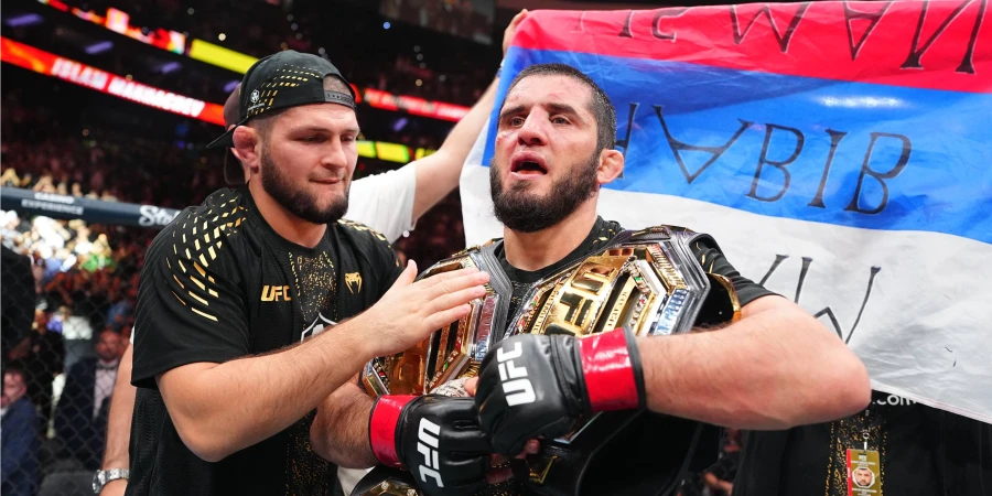 Ислам Махачев защитил титул UFC в полусреднем весе