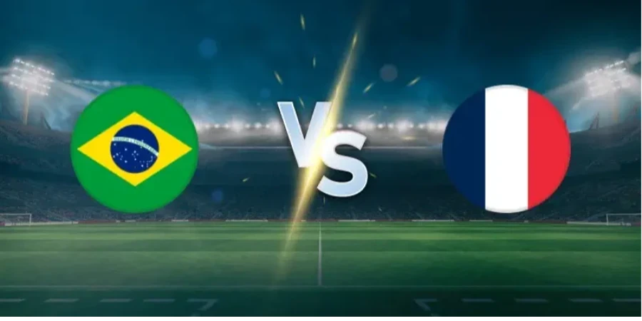 Бразилия — Франция матчының тікелей трансляциясы
