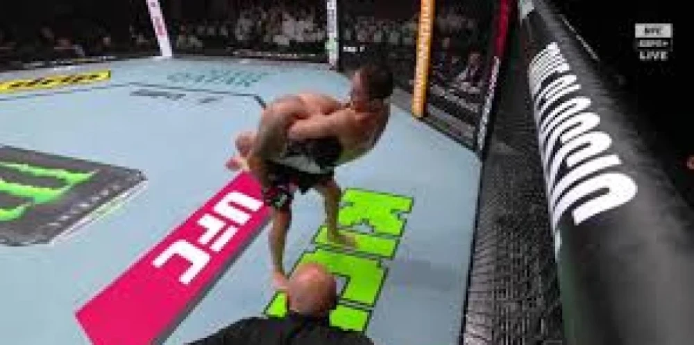 UFC: Жекпе-жек заңсыз соққыға байланысты тоқтады