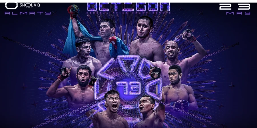 OCTAGON 73 турнирі. 23.05.2025. Алматы. Тікелей трансляция