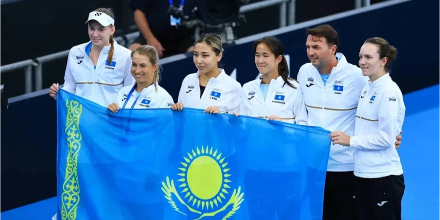 Сборная Казахстана по теннису обошла Чехию и Францию, впервые став шестой в мире