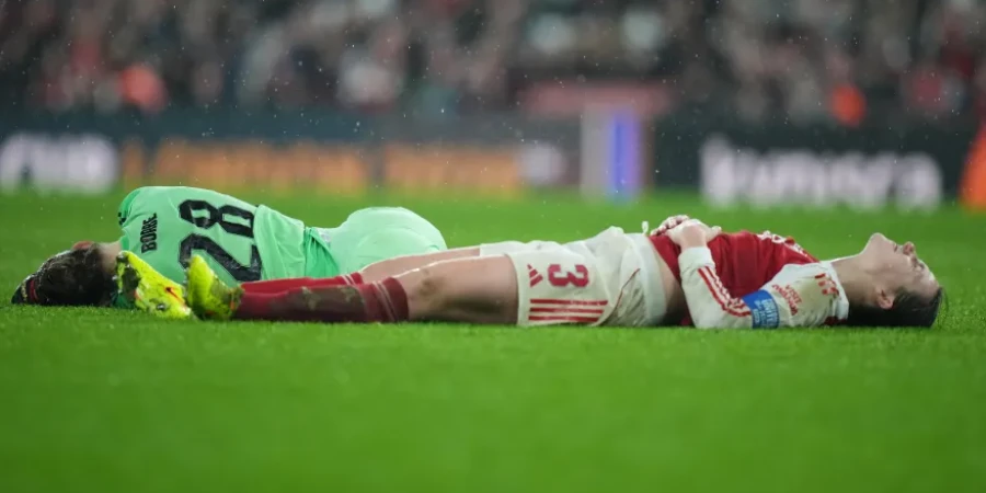 Страшный эпизод случился в матче «Арсенала» в Лондоне