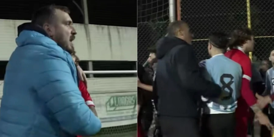 Ветераны элитного дивизиона устроили разборки в любительской лиге