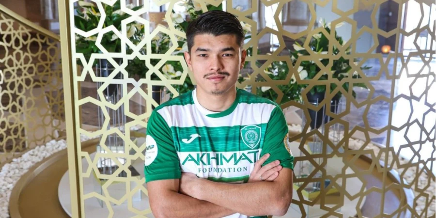 Галымжан Кенжебек провел первую тренировку в «Ахмате»