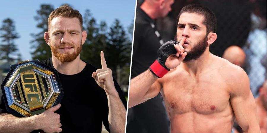 Махачев и Маддалена провели первый стердаун перед боем в UFC. ВИДЕО