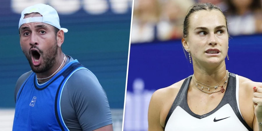 Ник Кирьос не оставил Арине Соболенко шансов в Битве полов