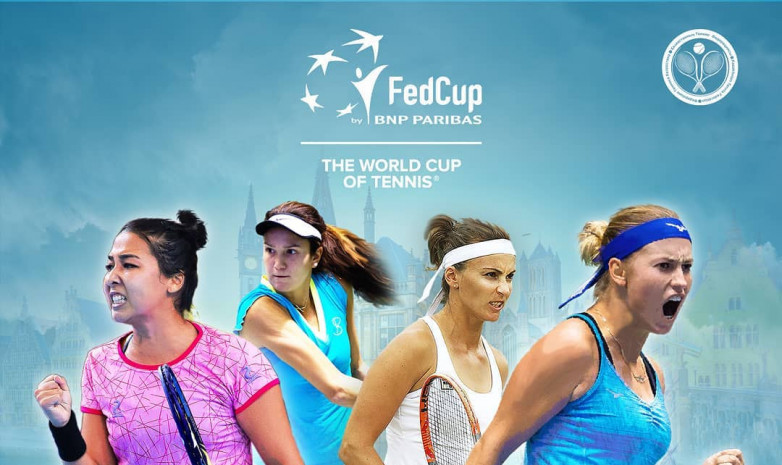 Состав сборной Казахстана на матч Fed Cup против Бельгии