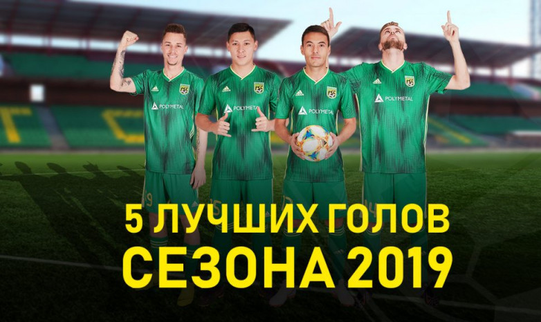 ВИДЕО. 5 лучших голов футболистов «Тобола» в сезоне-2019