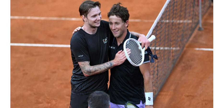 Прямая трансляция матча Александр Бублик — Каспер Рууд на турнире ATP 1000 в Риме