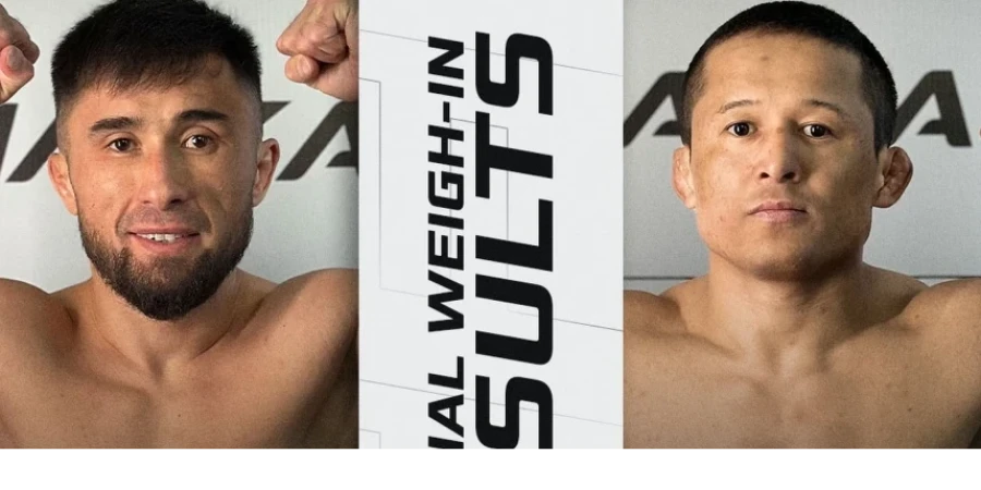 NAIZA турниріне қатысатын спортшылар жекпе-жек алдында салмақ өлшеді