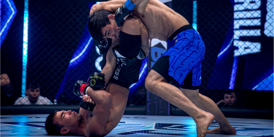 Казахстанец заставил сдаться узбекского бойца в OCTAGON