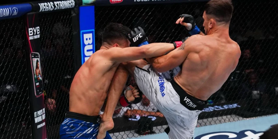 Николай Веретенников одержал первую победу в UFC