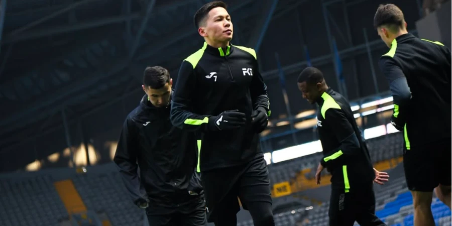 «Тобылдың» матч алдында жаттығуынан фоторепортаж