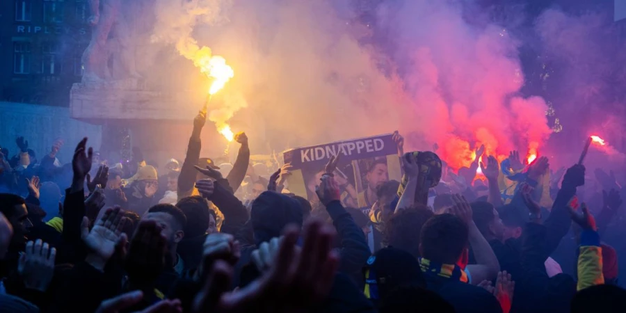 В Англии перед еврокубковой игрой творится что-то невообразимое