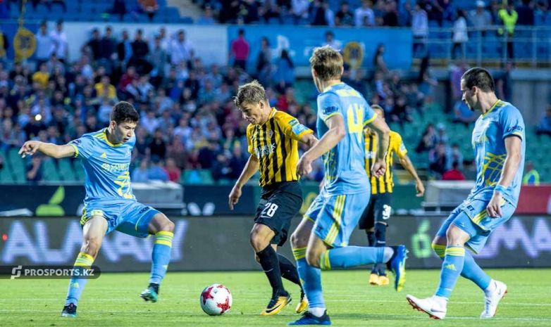 «Астана» обыграла «Кайрат» в Алматы