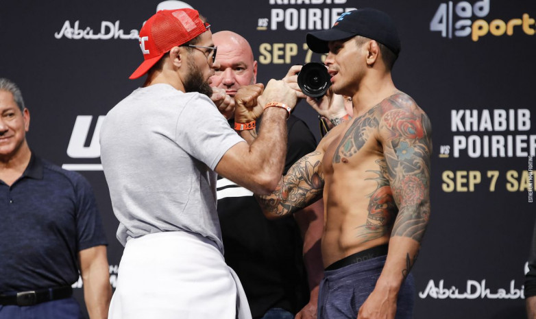 UFC 242. Майрбек Тайсумов уступил бразильскому бойцу в Абу-Даби