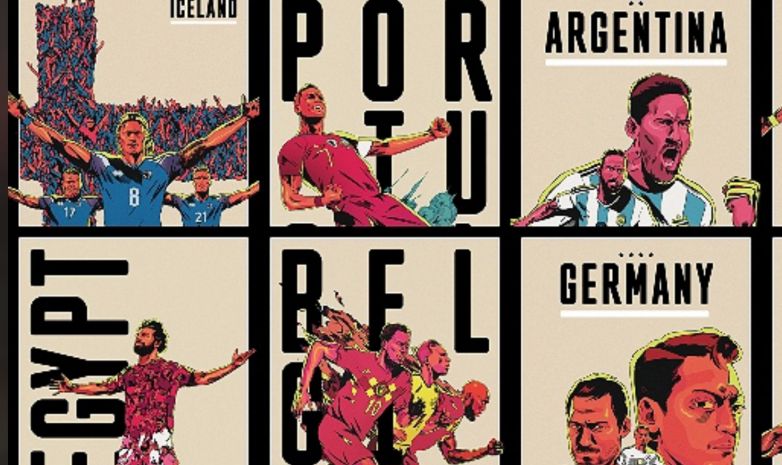 Суперкрутые постеры к ЧМ - 2018 от ESPN