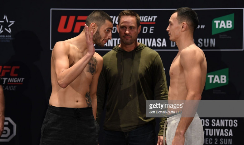 Дамир Исмағұловтың UFC-дегі дебюті. Онлайн трансляция