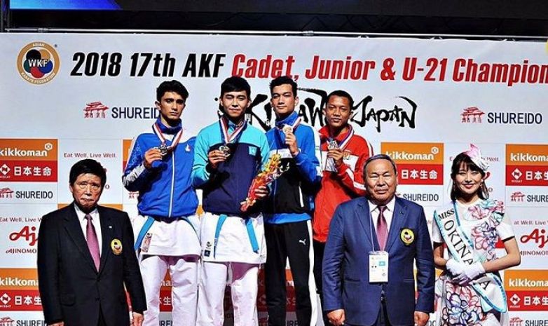 Каратэден Қазақстан жастар құрамасы  Азия чемпионатында 17 медаль жеңіп алды