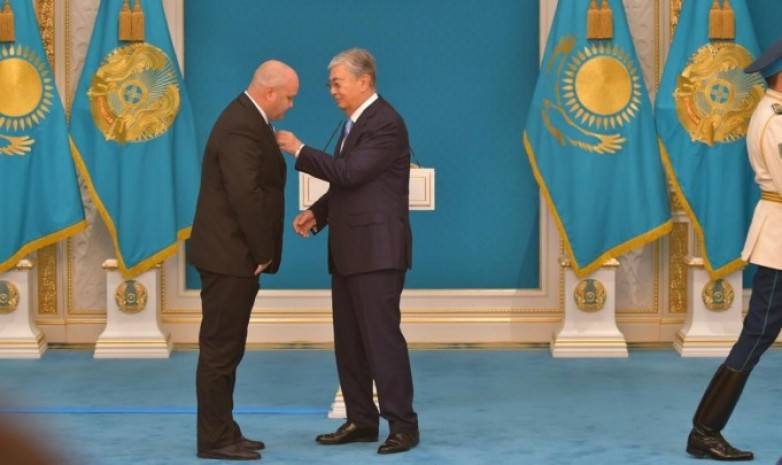 Арысқа көмектескен «Құрмет» орденімен марапатталды