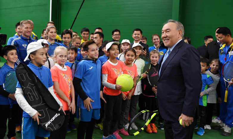 Елбасы «ACE Tennis Center» теннис орталығына барды