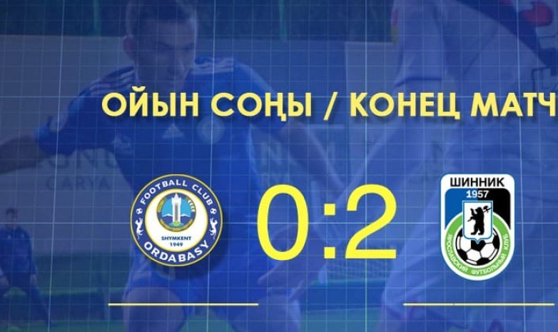 «Ордабасы» ресейлік командадан жеңілді