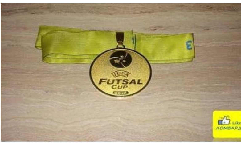 Футзалдан UEFA кубогының алтын медалі сатылымға қойылды