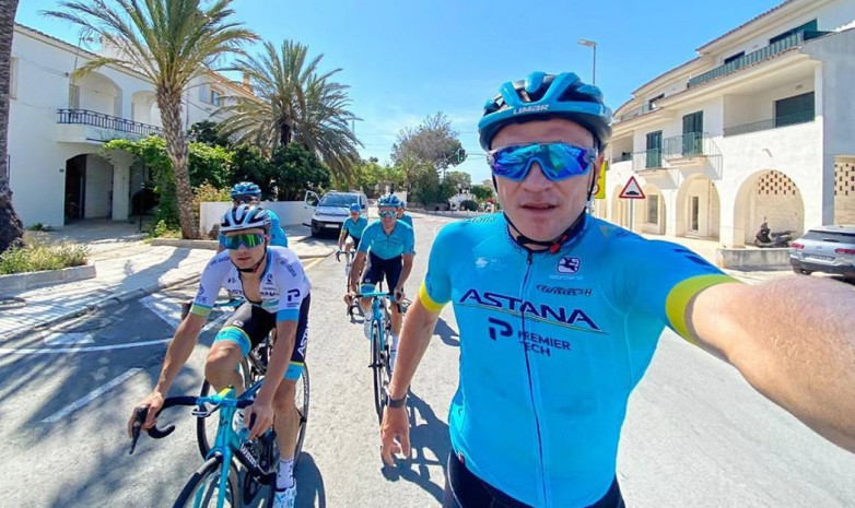 ВИДЕО. Казахстанские гонщики «Astana Pro Team» тренируются в Испании