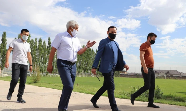 ҚКФЛ Шымкенттегі спорт кешендерін тексерді