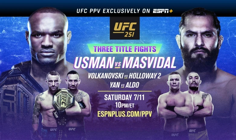 UFC 251 турниріне бейнешолу