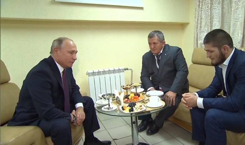 Владимир Путин выразил Хабибу Нурмагомедову соболезнования
