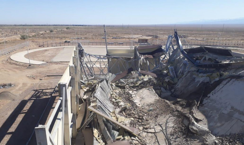 Алматы облысында 1,171 миллиард теңгеге салынып жатқан спорт кешені құлады