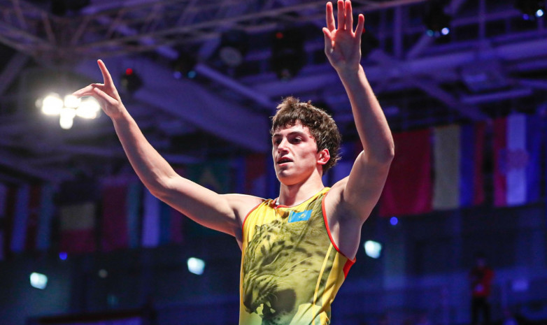 Аскаров стал чемпионом Казахстана по вольной борьбе