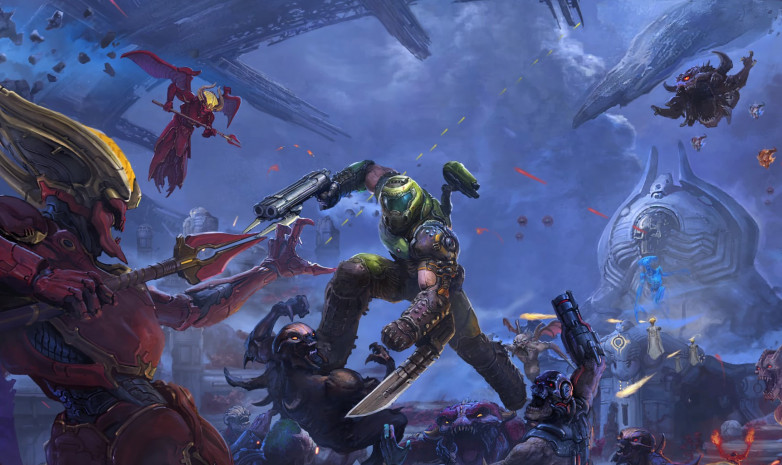 Появились подробности улучшенных версий DOOM Eternal и TES Online