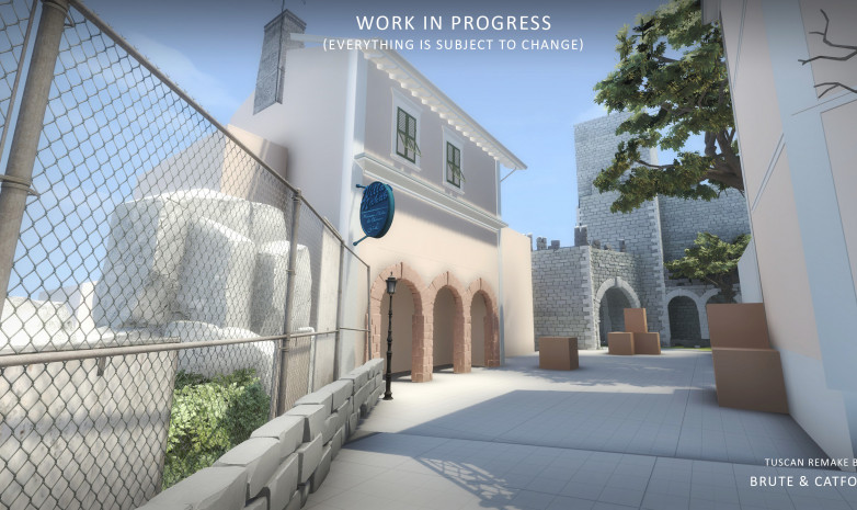 Опубликован скриншот официального ремейка карты Tuscan для CS:GO