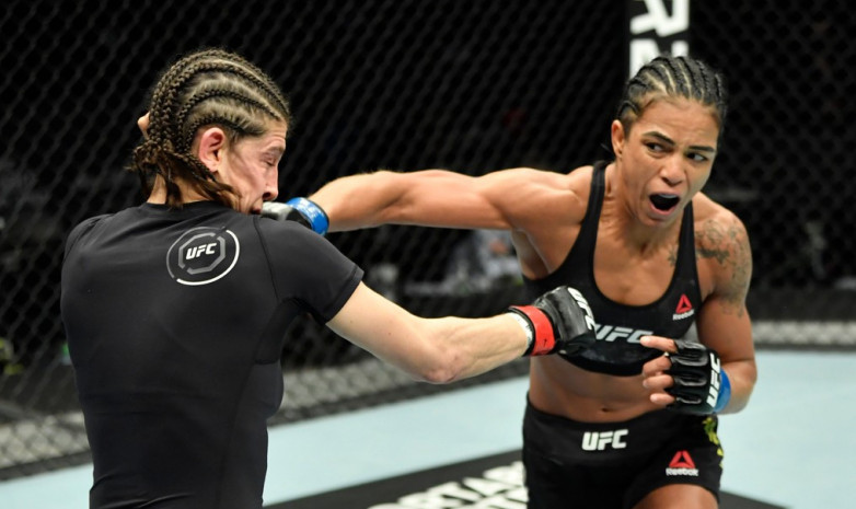 Видео боя Роксанн Модаффери — Вивиан Араужу на UFC on ESPN 20