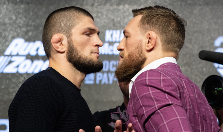 Фото. Макгрегор и Хабиб едва не пересеклись на «Бойцовском острове» UFC