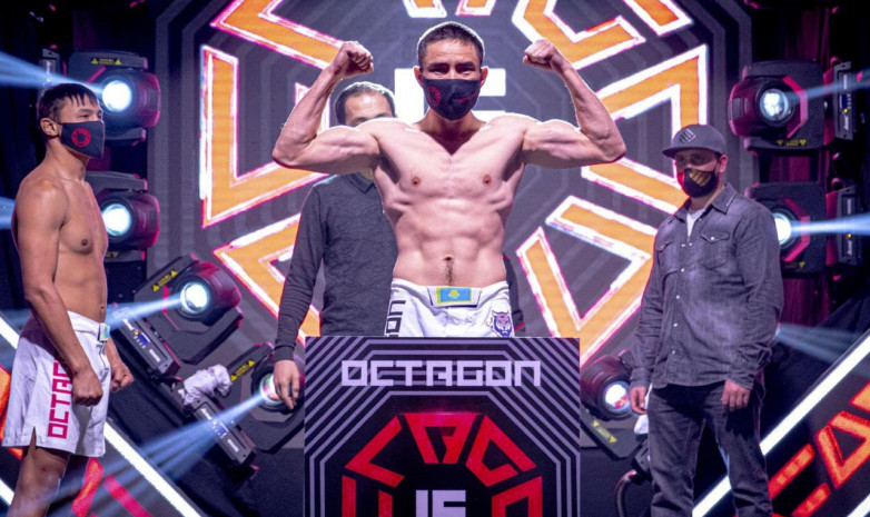 Octagon. Сәмбет Найманбаев Елжан Әлиасқарды нокаутқа жіберді (ВИДЕО) 