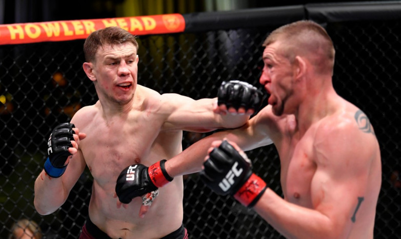 Гришин проиграл Джейкоби на турнире UFC Вегас 20 (+Видеообзор) 