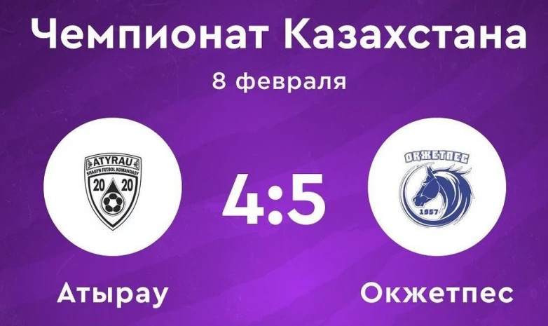 Футболдан Қазақстан чемпионаты: «Оқжетпес» «Атыраудан» басым түсті
