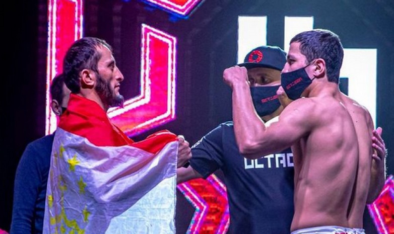 OCTAGON 16. Тәжікстандық файтер Мумин Шамсов Давлатбек Абдукахаровты нокаутқа түсірді (+ видео)