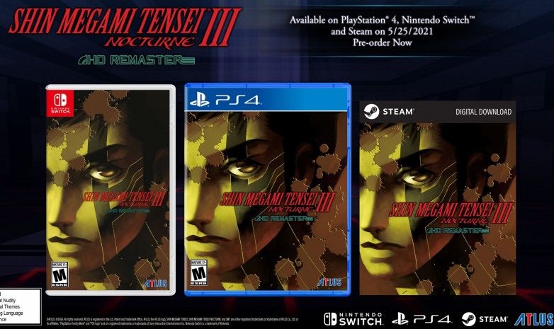 SEGA анонсировали переиздание Shin Megami Tensei 3 Nocturne для ПК