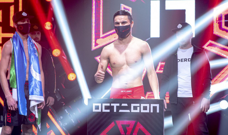 Ұлан Тамғабаев OCTAGON 17 турнирінде қарсыласын бірінші раундта жеңді