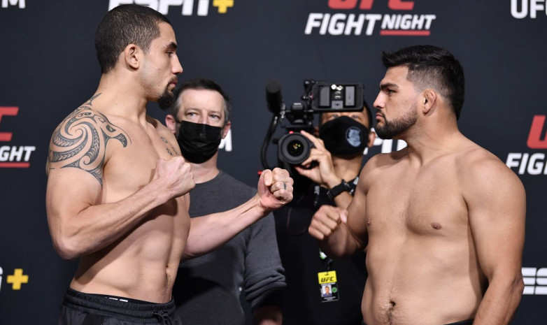 Прямая трансляция турнира UFC Vegas 24: Уиттакер - Гастелум