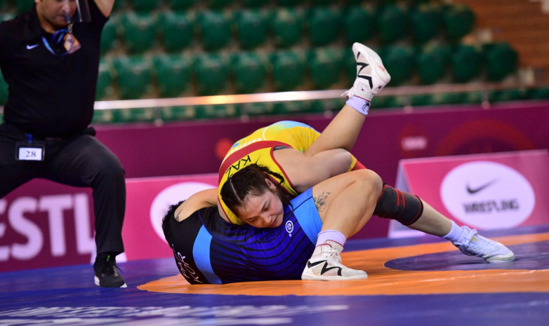 Жамиля Бақбергенова әйелдер күресінен Азия чемпионатында күміс жүлдегер атанды