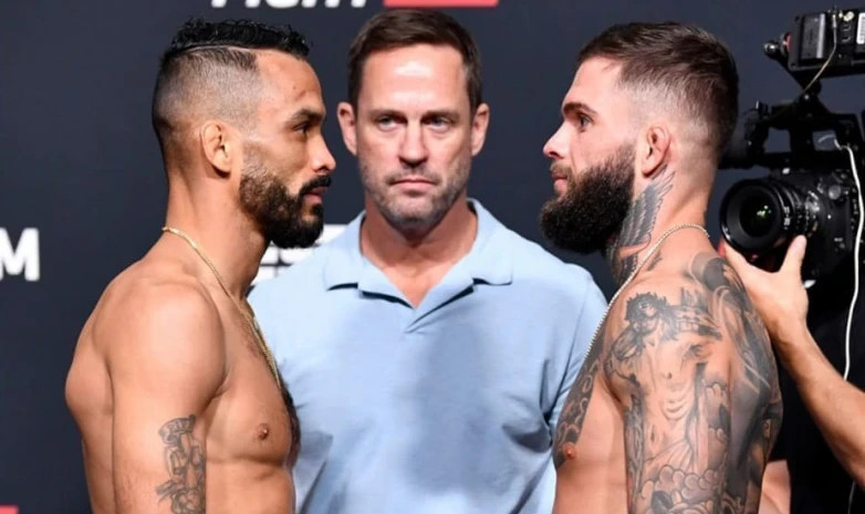 UFC Вегас 27 турнирінің қатысушылары салмақ өлшеді