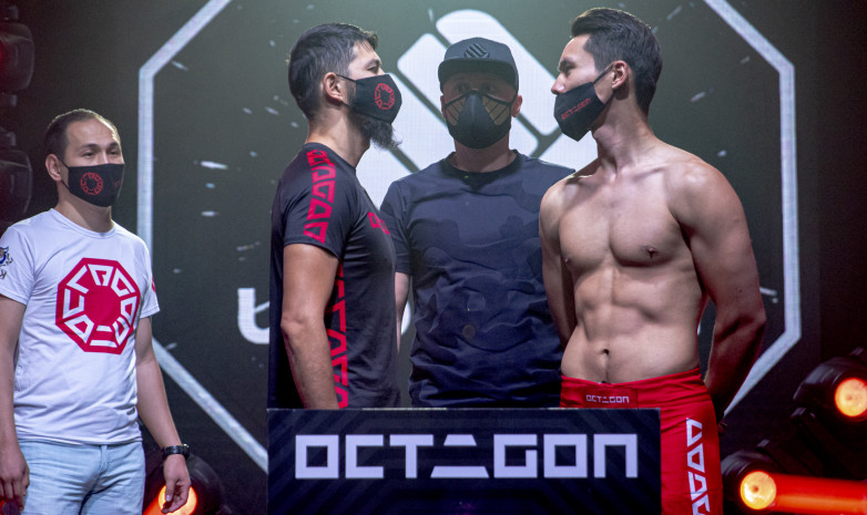 Видео взвешивания участников турнира OCTAGON 20